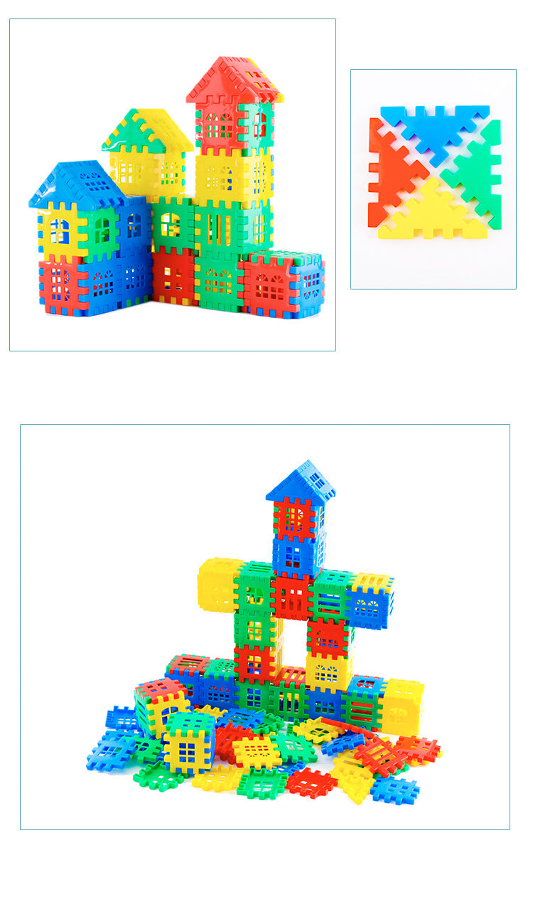 3D Wooden Puzzle Building Blocks for Kids – Educational DIY Jigsaw, Interactive Toy