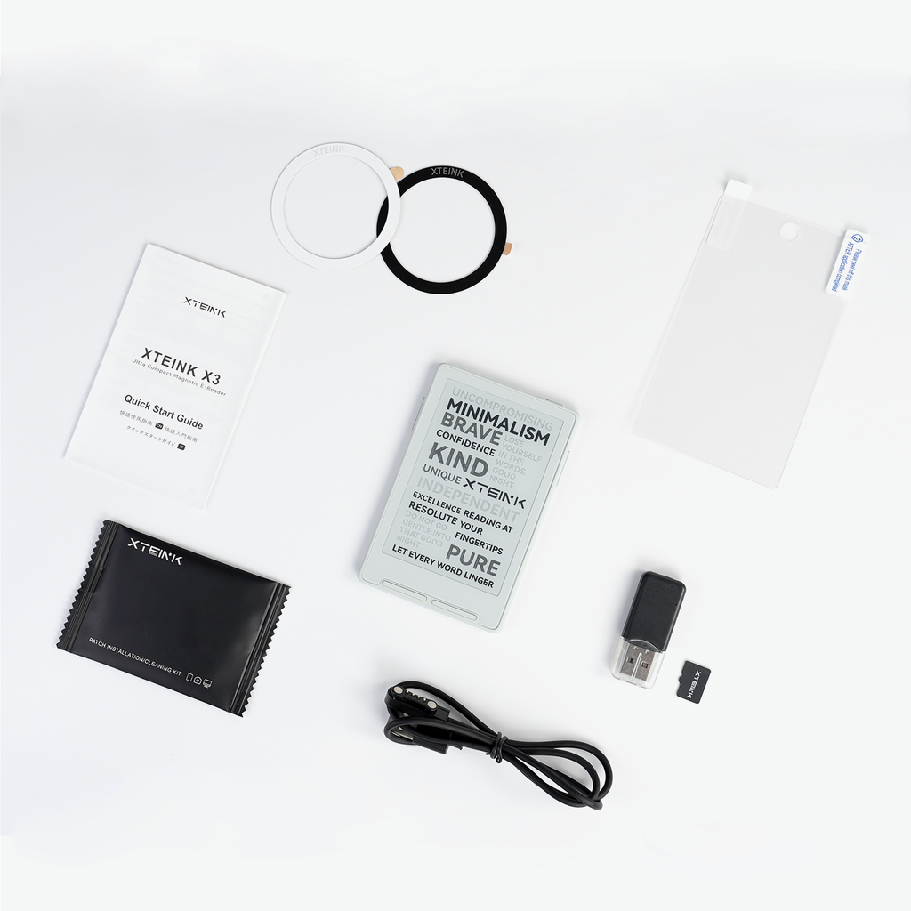 XTEINK X3 Mini E-Ink eBook Reader – 3.7 Inch, 16GB, Ad-Free, Multi-Language