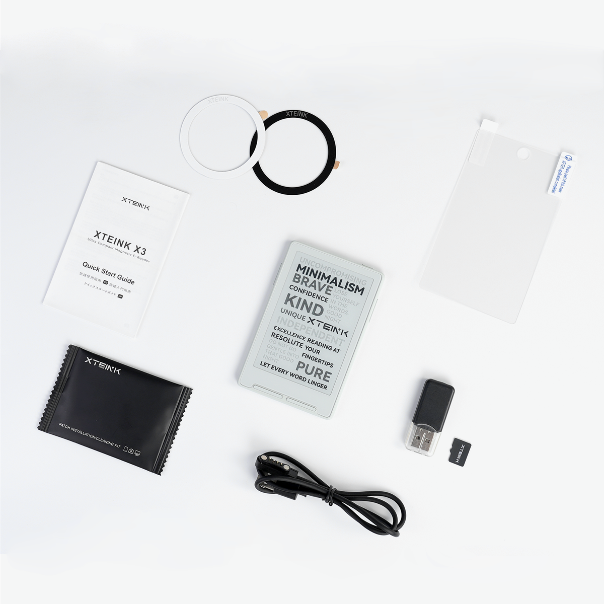 XTEINK X3 Mini E-Ink eBook Reader – 3.7 Inch, 16GB, Ad-Free, Multi-Language