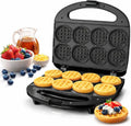 Mini Waffle Maker for 8 Waffles, 750W Nonstick Iron
