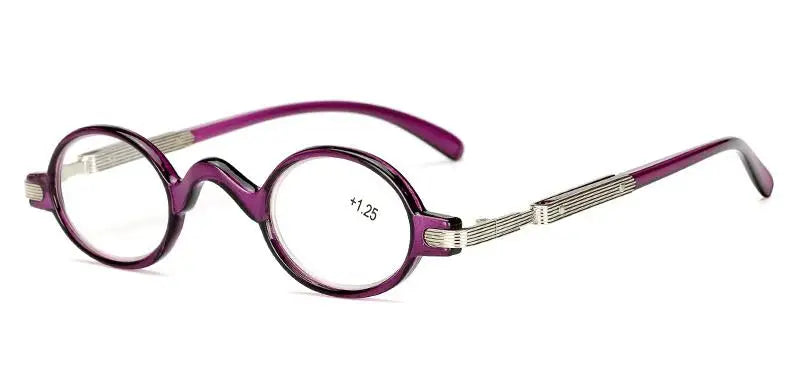 Small Round Retro Reading Glasses – Men’s & Women’s, +1.00 to +4.00, 5 Frame Colors