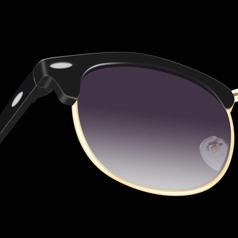 Prescription Myopia Sunglasses – Grey Gradient Lens, Anti-UV400, -0.50 to -5.00, Unisex