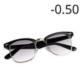 Prescription Myopia Sunglasses – Grey Gradient Lens, Anti-UV400, -0.50 to -5.00, Unisex