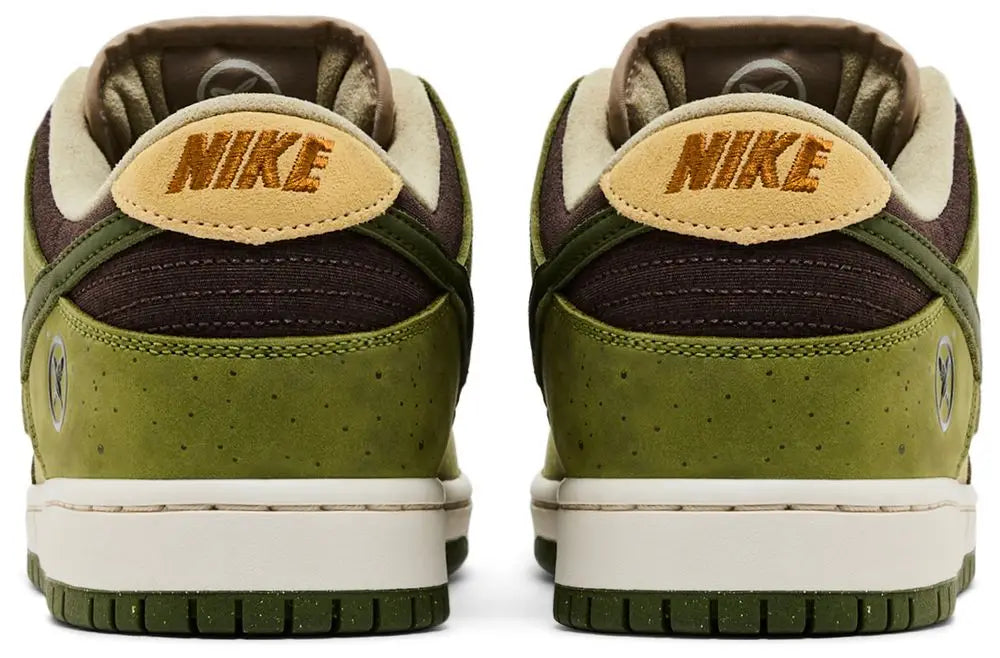 Unisex Dunk Low SB Casual Shoes – Matcha Green, Faux Suede, EVA Midsole