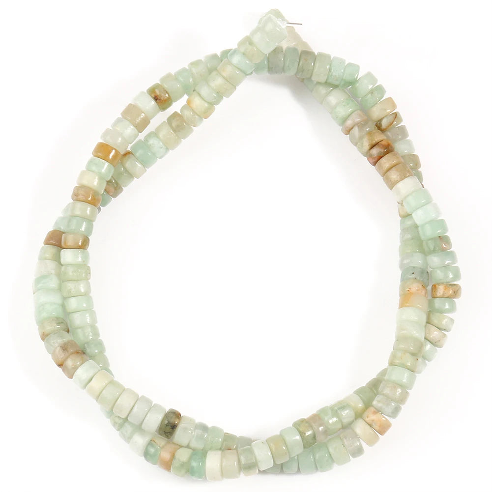 Natural Imperial Jasper Flat Round Loose Beads – 2x4mm, 15 Inch Strand, DIY Bracelet