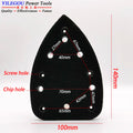 Triangle Sanding Disc for Detail Sander – 140x100mm, 6-Hole, Abrasive Polishing Pad