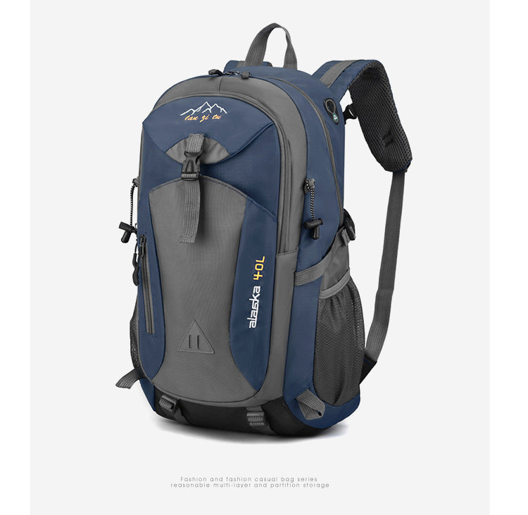 Waterproof Nylon Hiking & Travel Backpack – Unisex, Outdoor Camping & Mountaineering