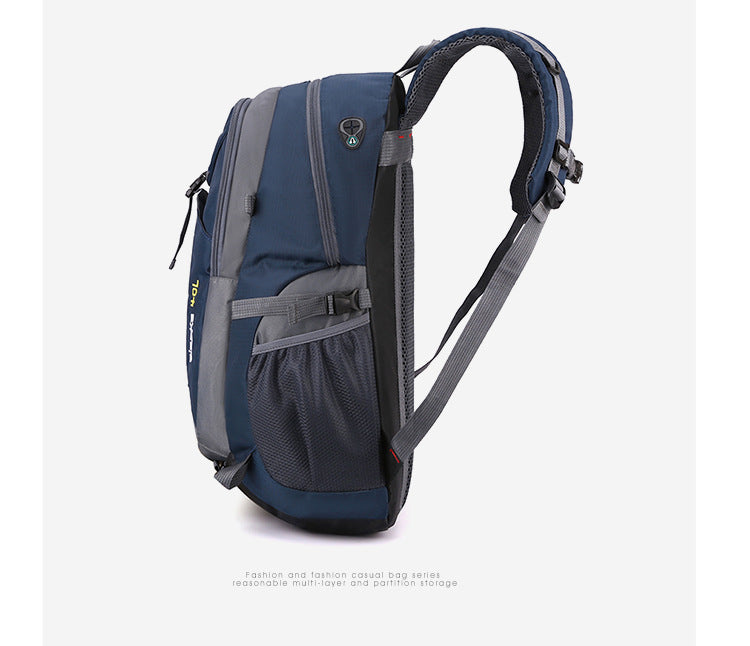 Waterproof Nylon Hiking & Travel Backpack – Unisex, Outdoor Camping & Mountaineering