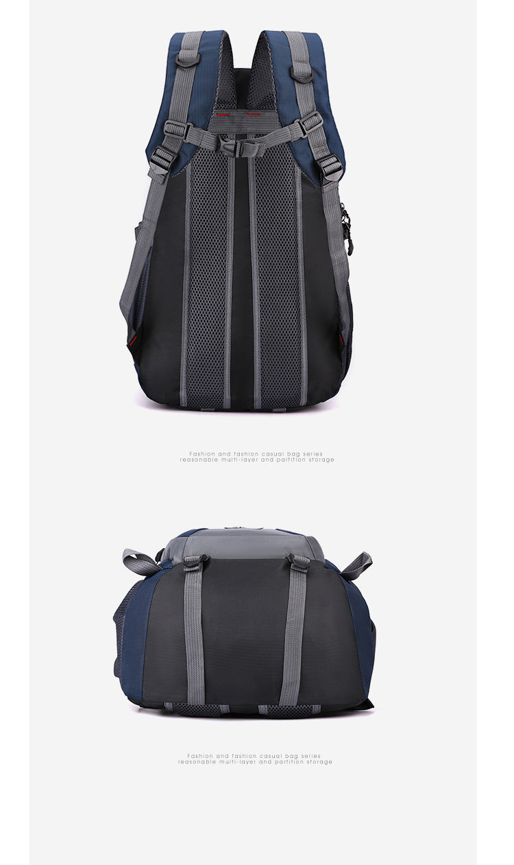 Waterproof Nylon Hiking & Travel Backpack – Unisex, Outdoor Camping & Mountaineering