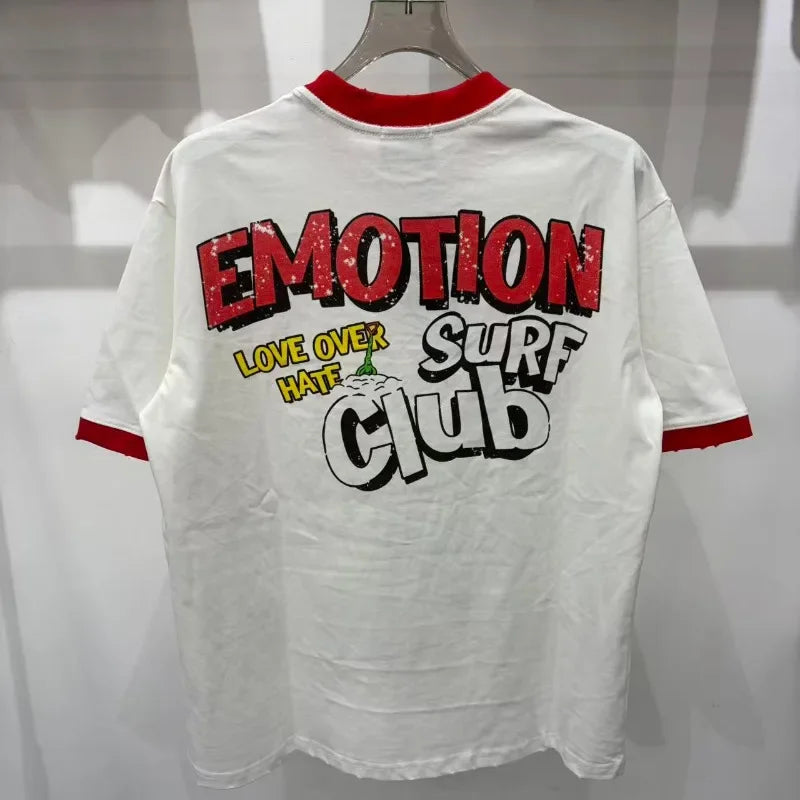 Mixed Emotion Rhinestone Oversized Cotton Tee