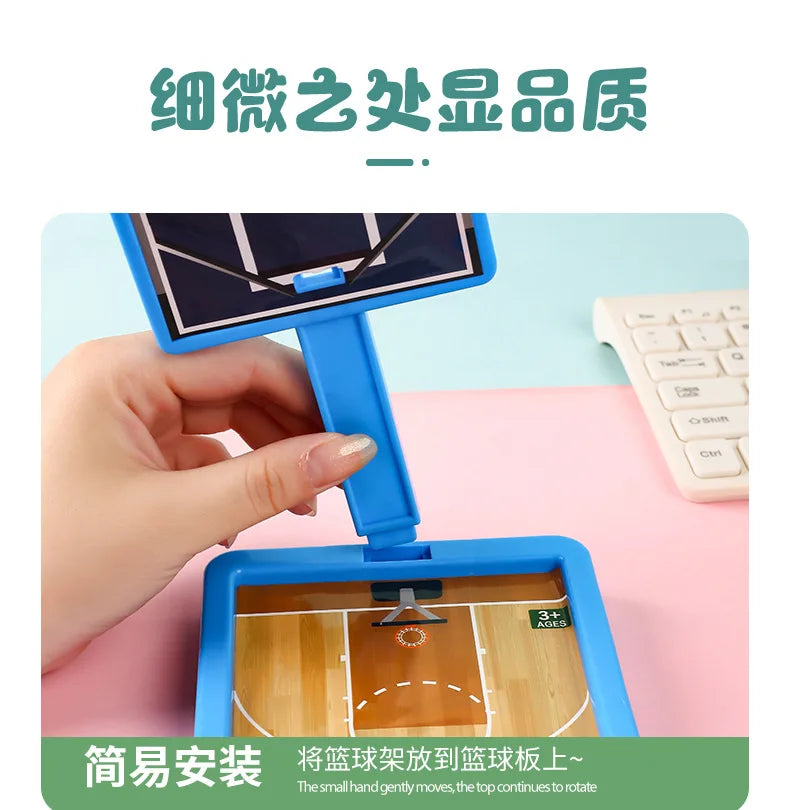 Mini Indoor Basketball Shooting Game – Interactive Educational Toy