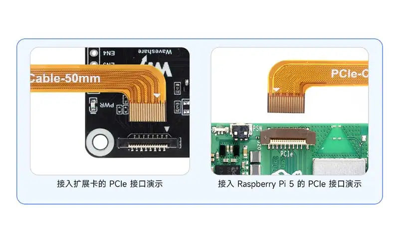 Raspberry Pi 5 PCIe to USB 3.2 Gen1 Hub – 5Gbps, Drive-Free