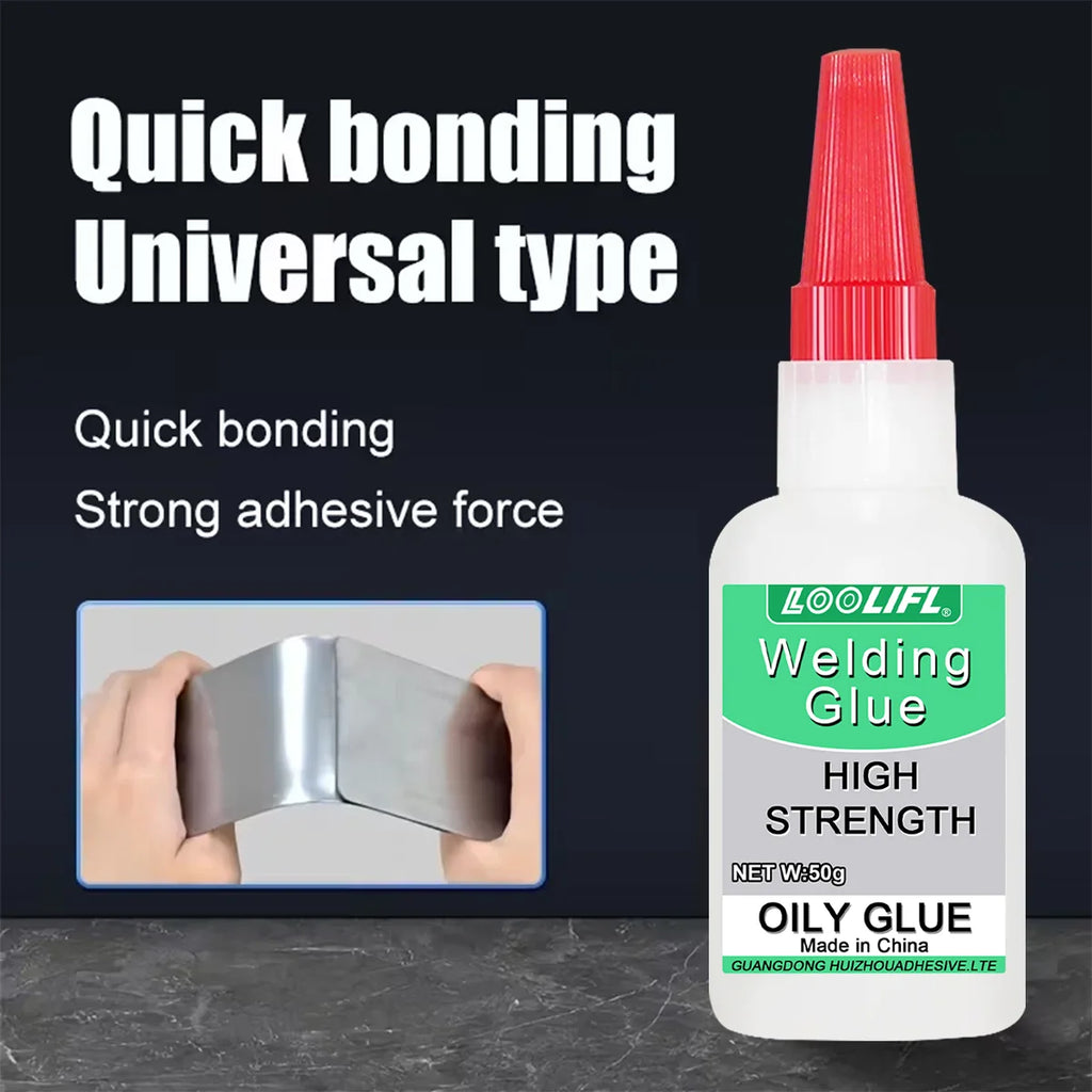 Loolifl High-Strength Super Adhesive Glue – 50g, for Resin, Ceramic, Metal & Glass