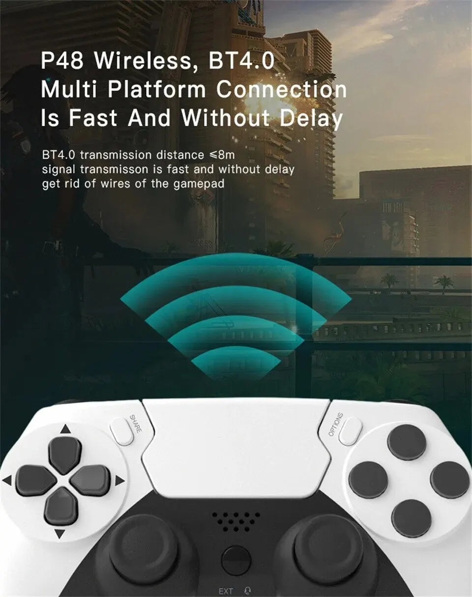 GAMINJA P48 Wireless Gamepad with Six-Axis Gyroscope – Game Controller