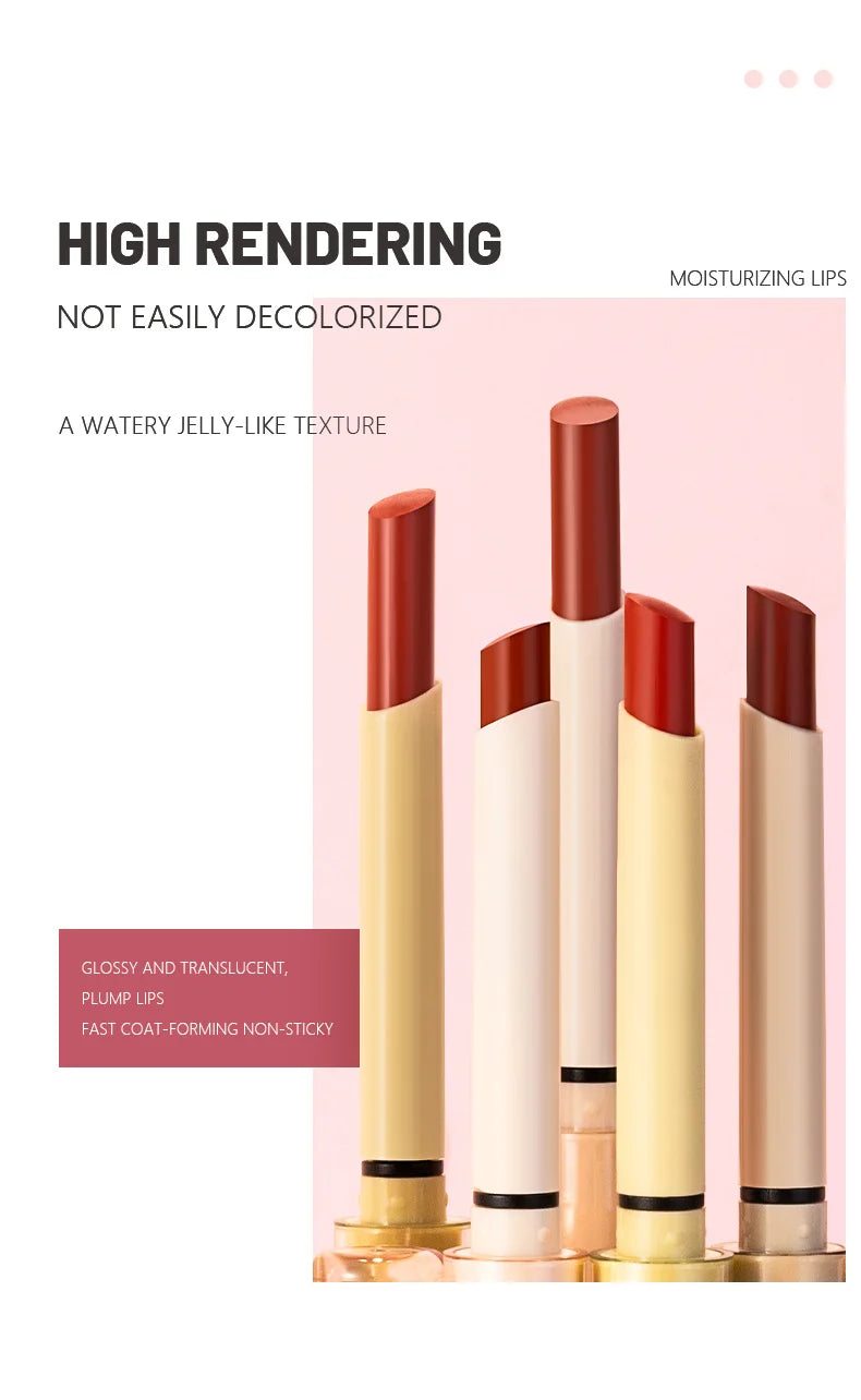 Moisturizing Watery Lipstick – Hydrating Formula, 8 Colors, Gift for Women