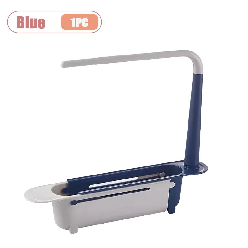 Adjustable Over-Sink Dish Rack | Extendable Kitchen Organizer