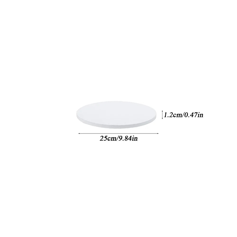 Round Corrugated Cake Boards, 6–14 in Disposable Cake Bases