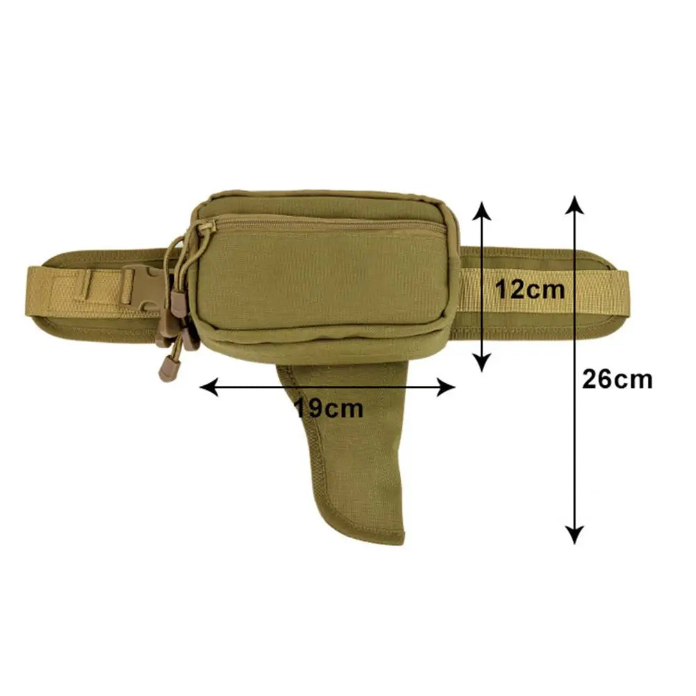 Waterproof Tactical Waist Bag & Fanny Pack – Oxford Cloth, Outdoor Hunting, Camping & Daily