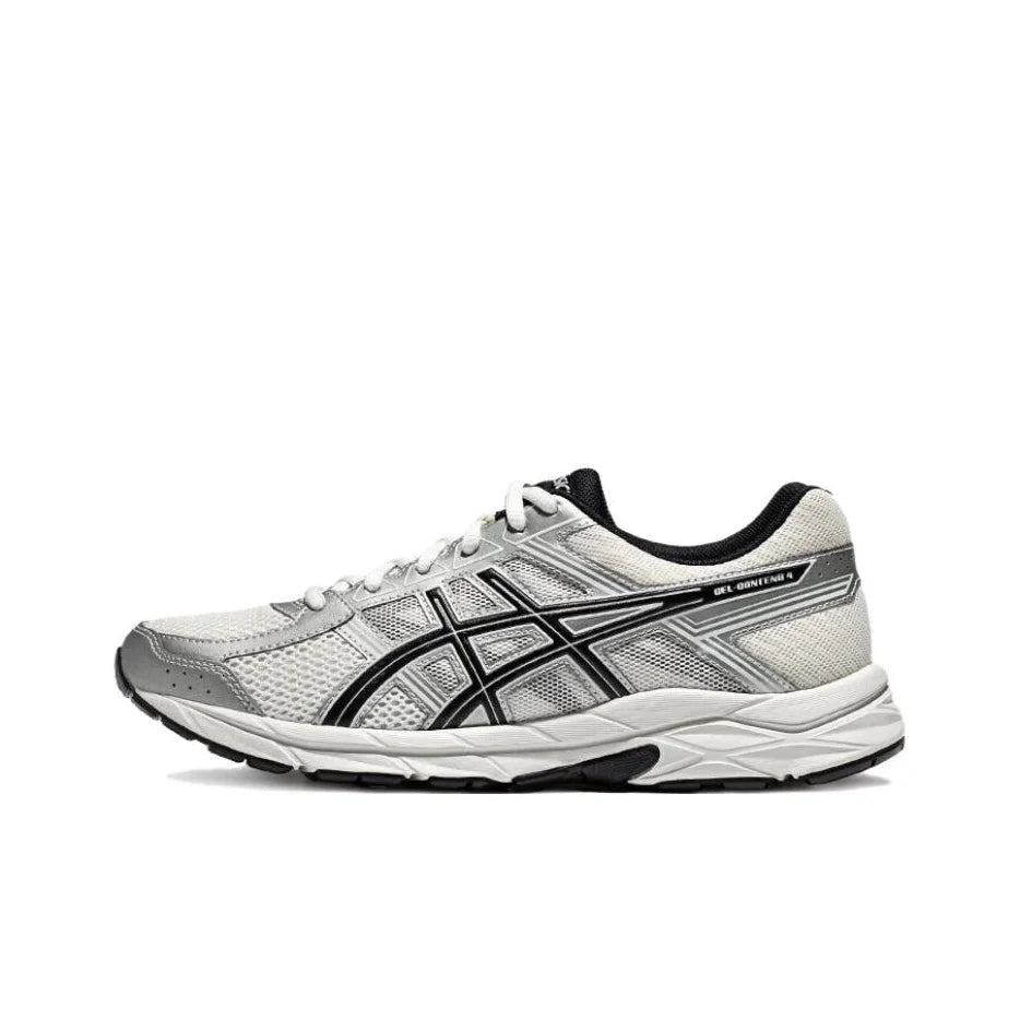 ASICS Gel-Contend 4 Men’s Cushioned Running Shoes – Breathable, Supportive, Silver 1011B937-103