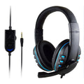 3.5mm Wired Gaming Headset – Stereo Sound, Over-Ear Headphones with Microphone