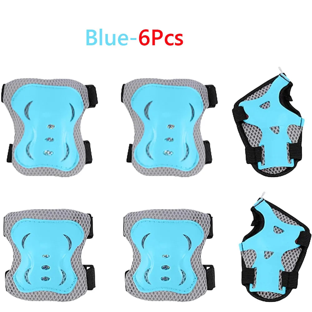 Kids Protective Gear Set – Knee, Elbow & Wrist Guards, Ages 3–10, for Skating & Cycling