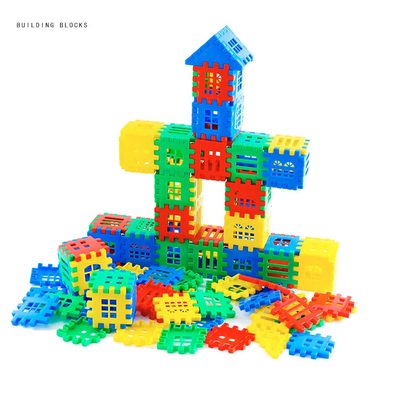 3D Wooden Puzzle Building Blocks for Kids – Educational DIY Jigsaw, Interactive Toy
