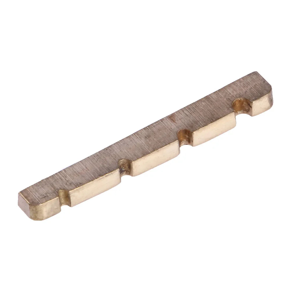 42mm Slotted Brass Nut for 4-String Electric Bass Guitar