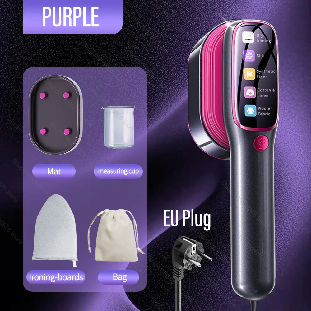 Portable Handheld Garment Steamer & Travel Steam Iron | Fast Heat, Anti-Scald, Foldable