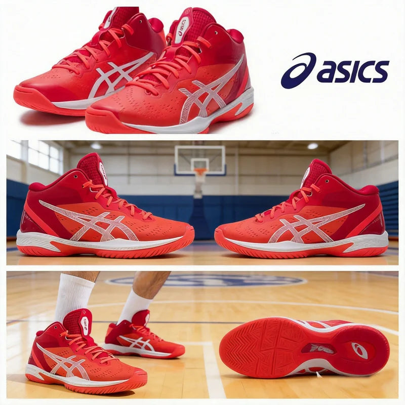 ASICS Men’s Non-Slip Basketball Shoes – Wear-Resistant Athletic Sneakers, Outdoor Training