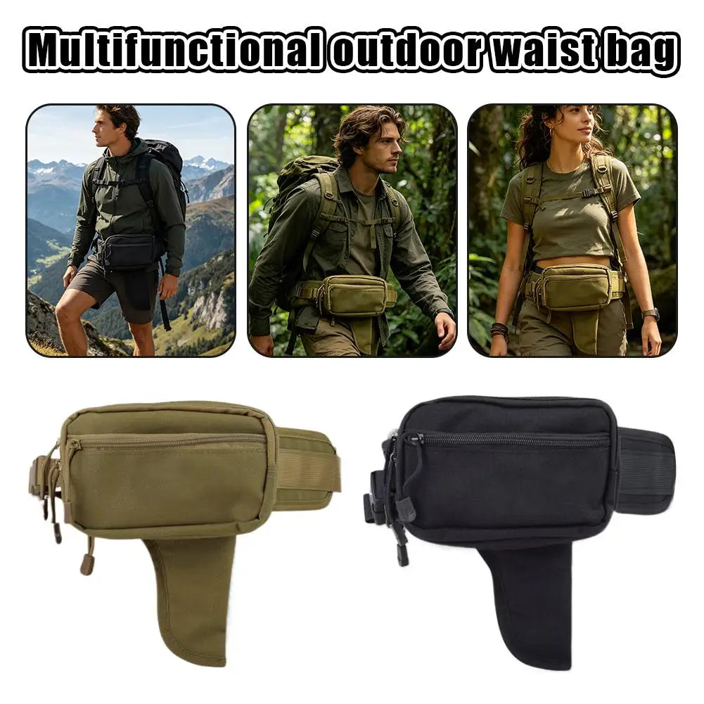 Waterproof Tactical Waist Bag & Fanny Pack – Oxford Cloth, Outdoor Hunting, Camping & Daily