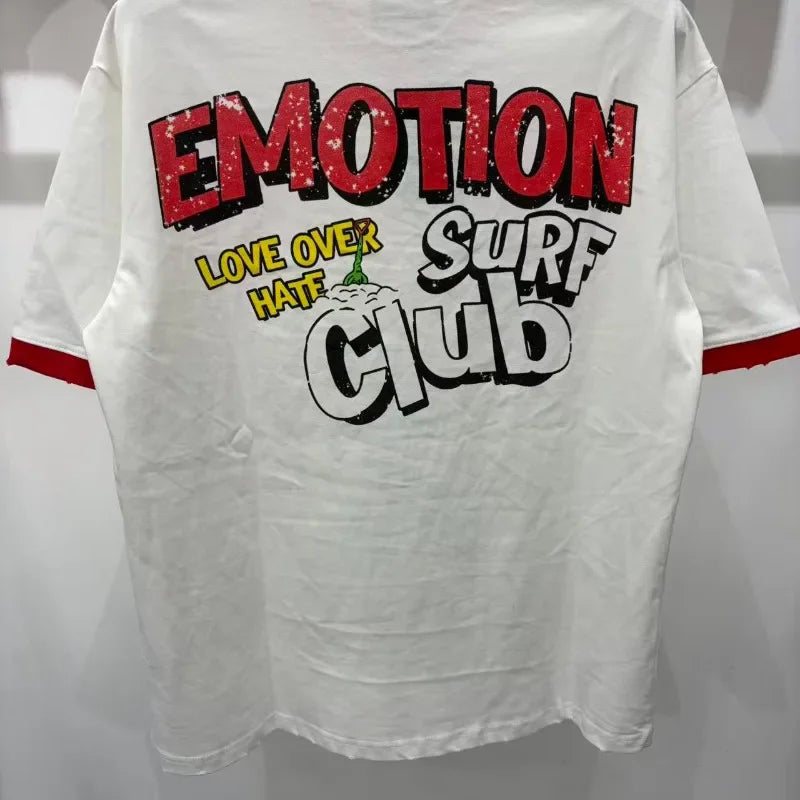Mixed Emotion Rhinestone Oversized Cotton Tee