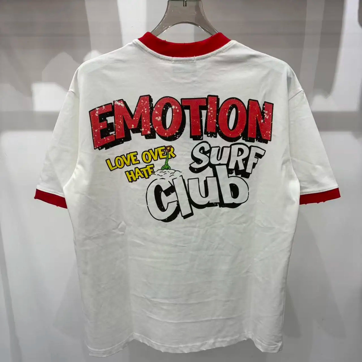 Mixed Emotion Rhinestone Oversized Cotton Tee