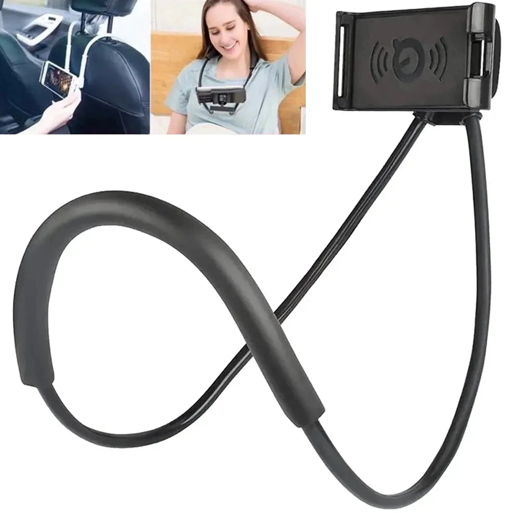Flexible Neck Phone & Tablet Holder, 360° Adjustable Stand