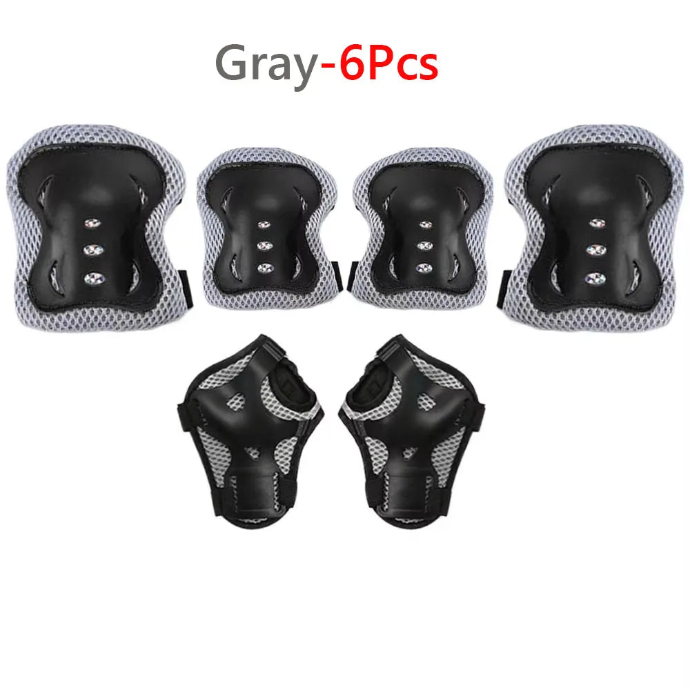 Kids Protective Gear Set – Knee, Elbow & Wrist Guards, Ages 3–10, for Skating & Cycling