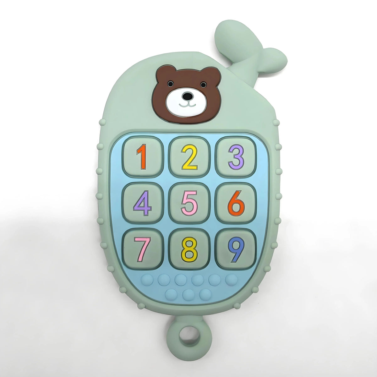 Montessori Baby Silicone Teether Sensory Toy – Remote Control Shape, Boys & Girls Gift