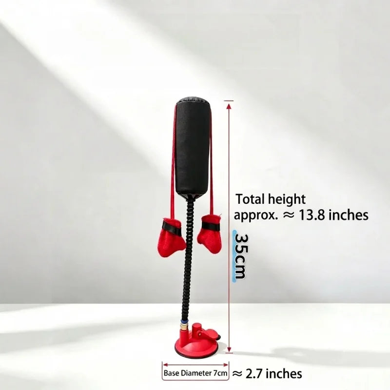 Interactive Cat Boxing Toy | Suction Base Spring Speed Bag for Indoor Cats