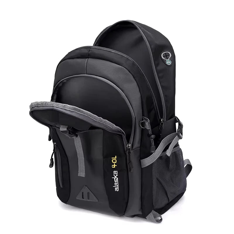 Waterproof Nylon Hiking & Travel Backpack – Unisex, Outdoor Camping & Mountaineering