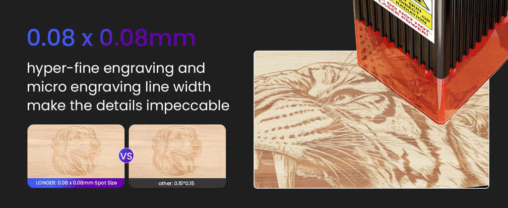 LONGER Mini Portable Laser Engraver & Cutter Machine – Compact, for Wood, Leather & More