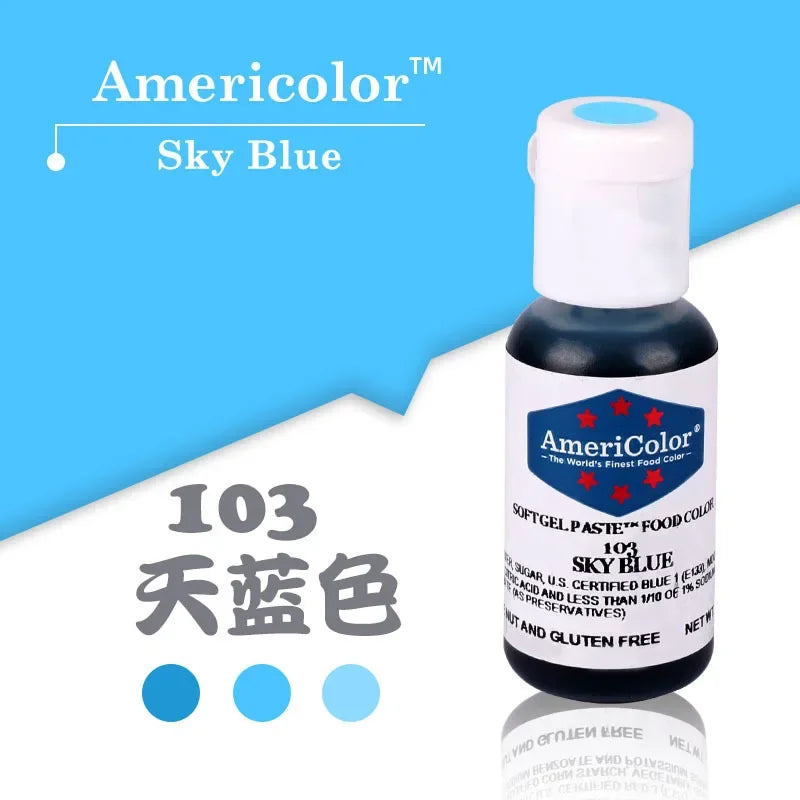 Liquid Food Coloring Pigments, 22 Color Options
