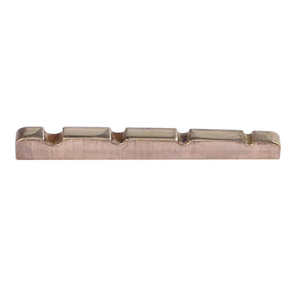 42mm Slotted Brass Nut for 4-String Electric Bass Guitar