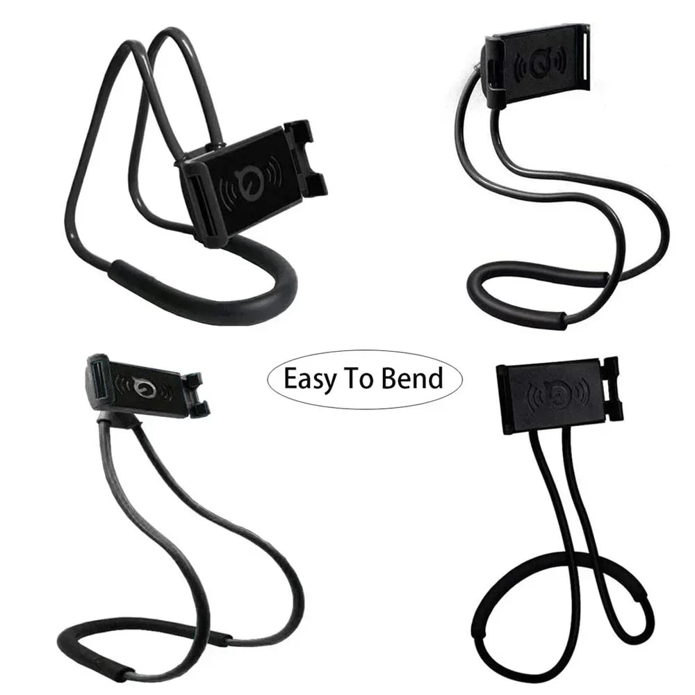 Flexible Neck Phone & Tablet Holder, 360° Adjustable Stand