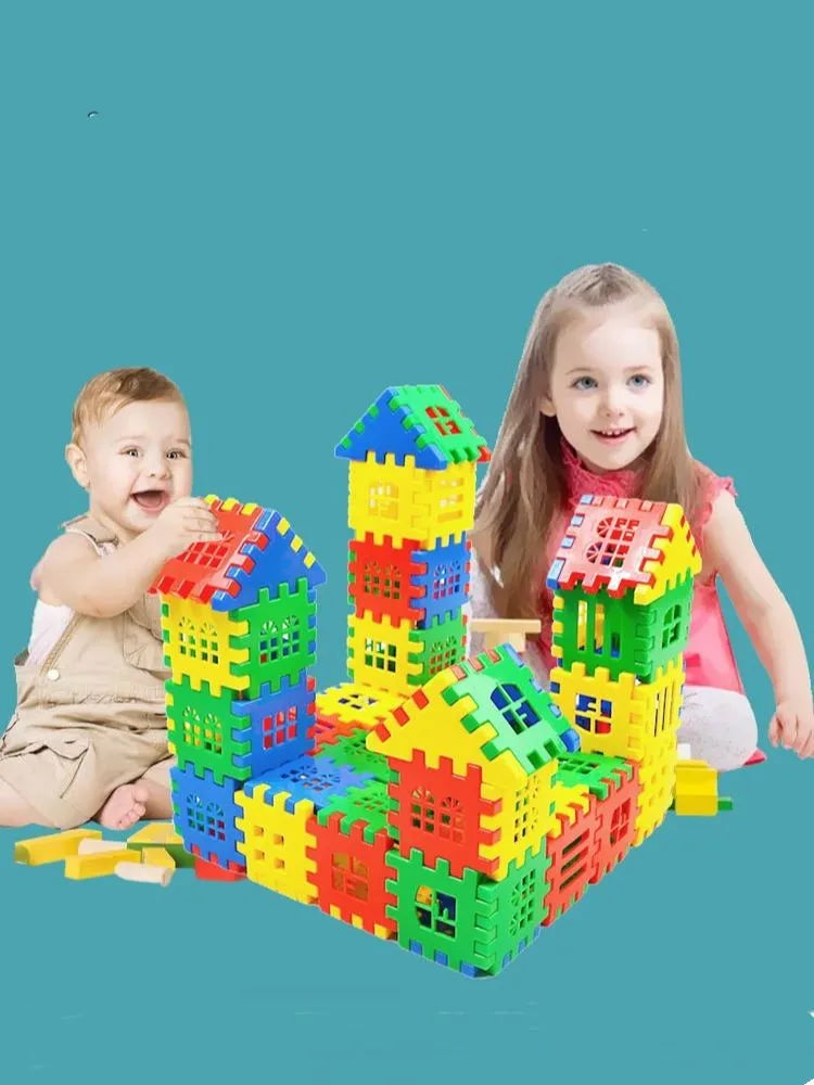 3D Wooden Puzzle Building Blocks for Kids – Educational DIY Jigsaw, Interactive Toy