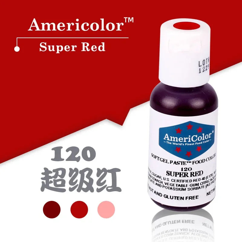 Liquid Food Coloring Pigments, 22 Color Options