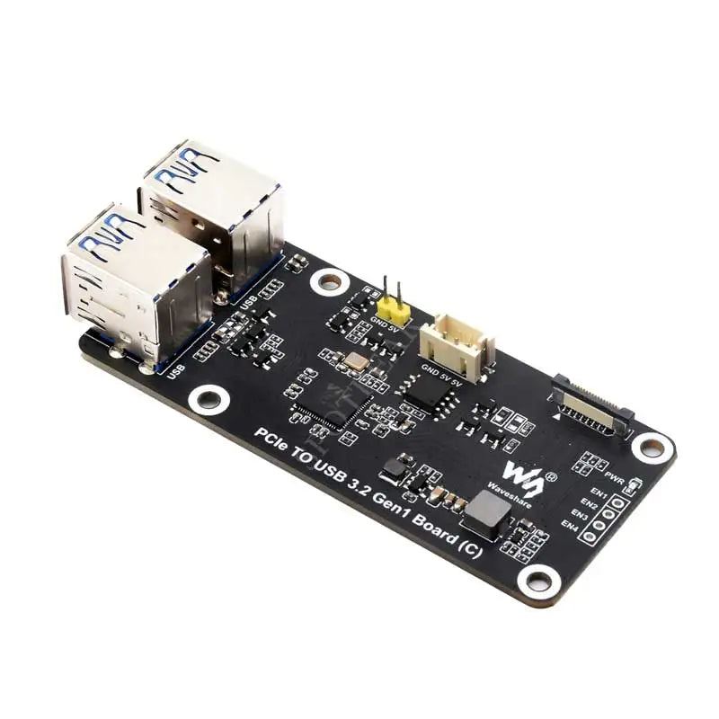 Raspberry Pi 5 PCIe to USB 3.2 Gen1 Hub – 5Gbps, Drive-Free