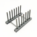 Stainless Steel Kitchen Pot Cover Storage Rack – Countertop Organizer for Lids & Pans