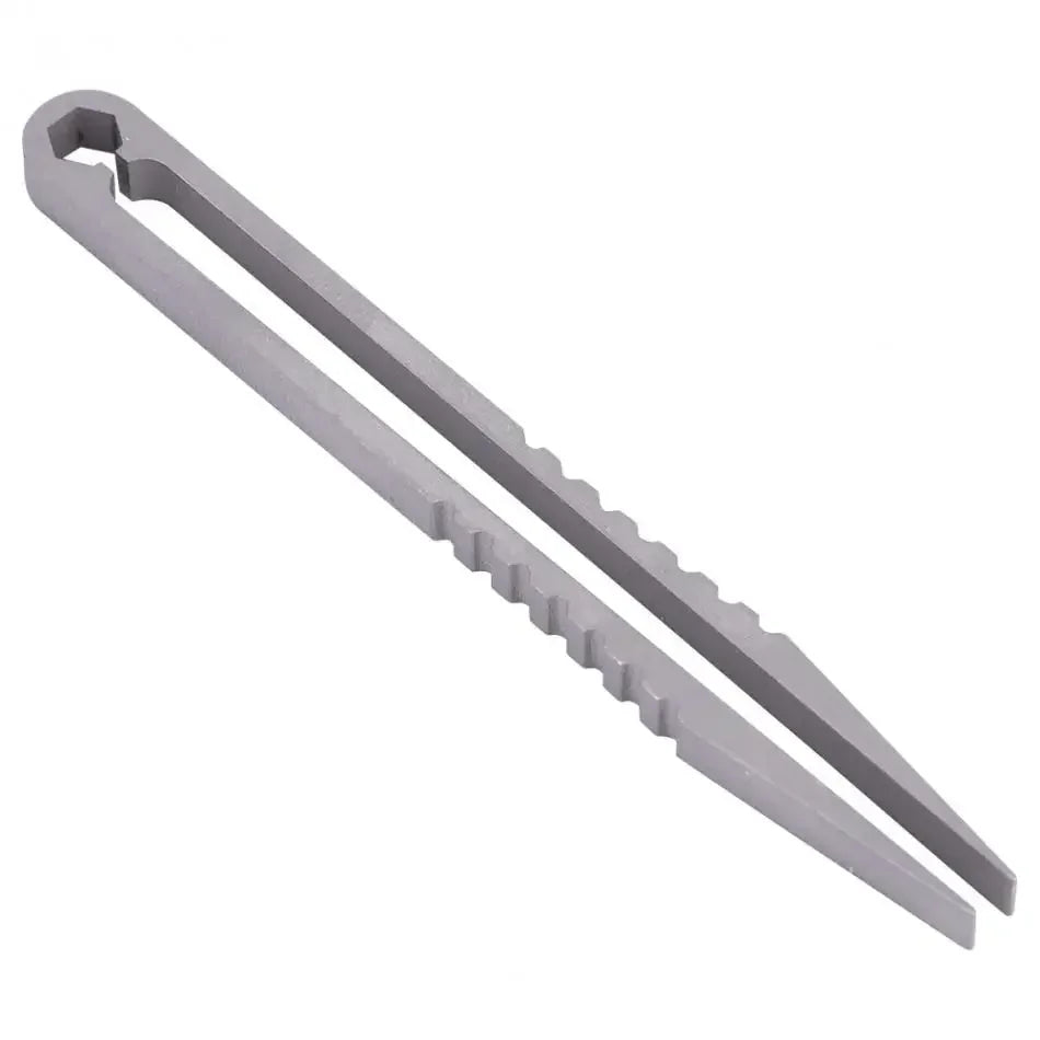Portable Titanium Alloy EDC Tweezers – Mini Outdoor Survival & Camping Tool