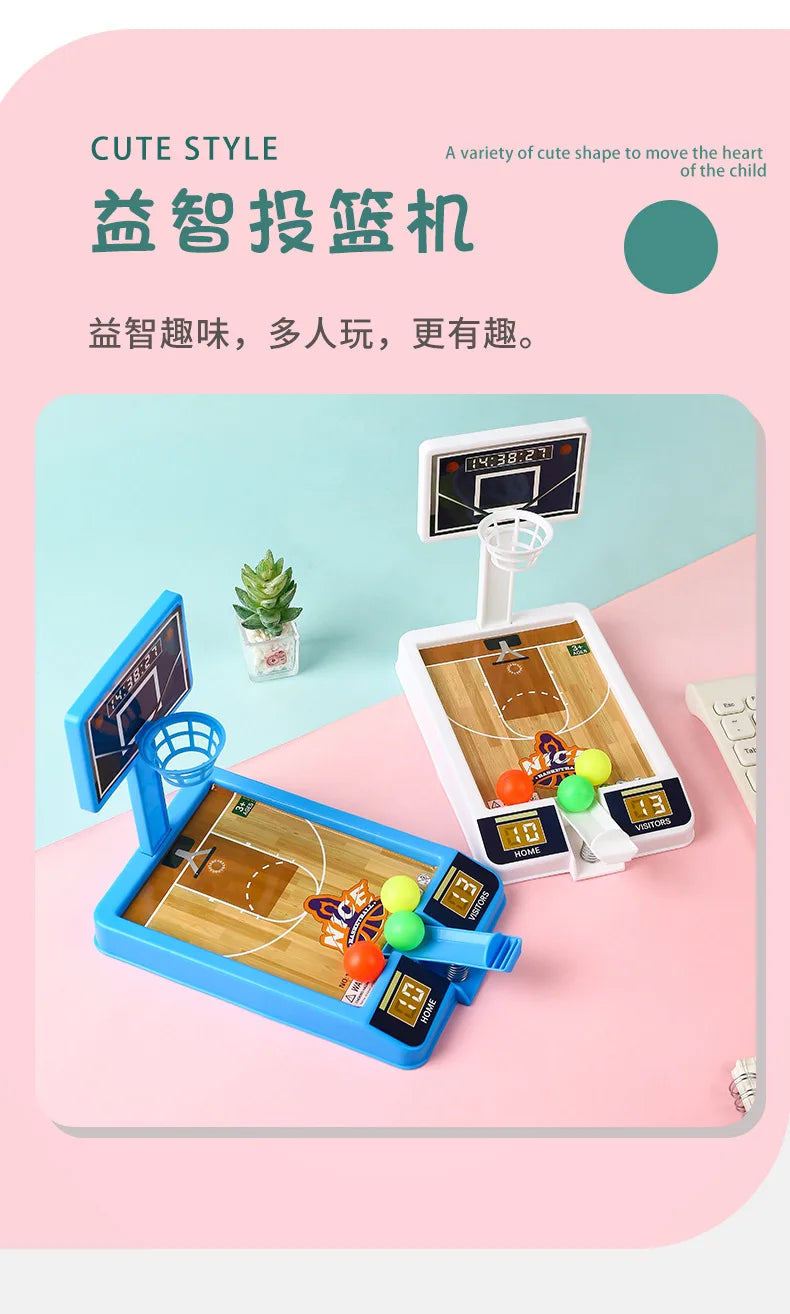Mini Indoor Basketball Shooting Game – Interactive Educational Toy