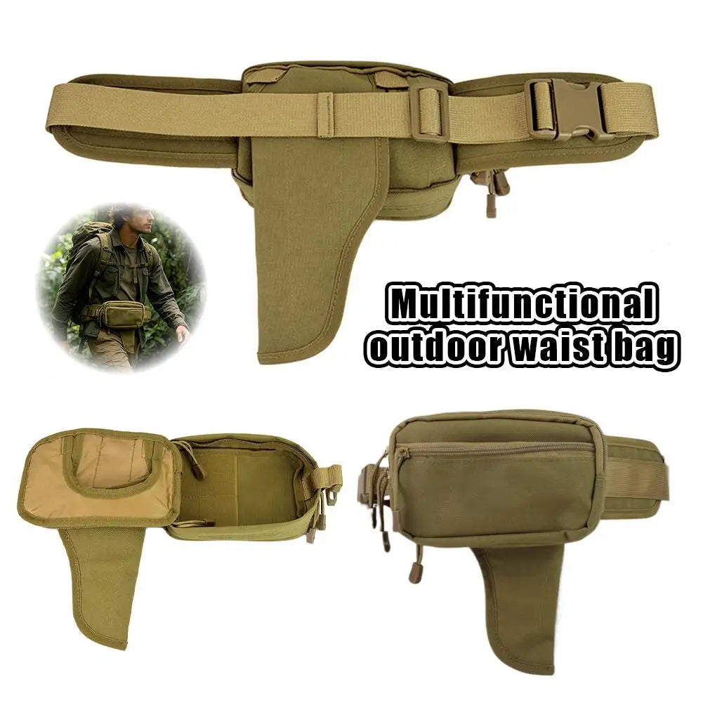 Waterproof Tactical Waist Bag & Fanny Pack – Oxford Cloth, Outdoor Hunting, Camping & Daily