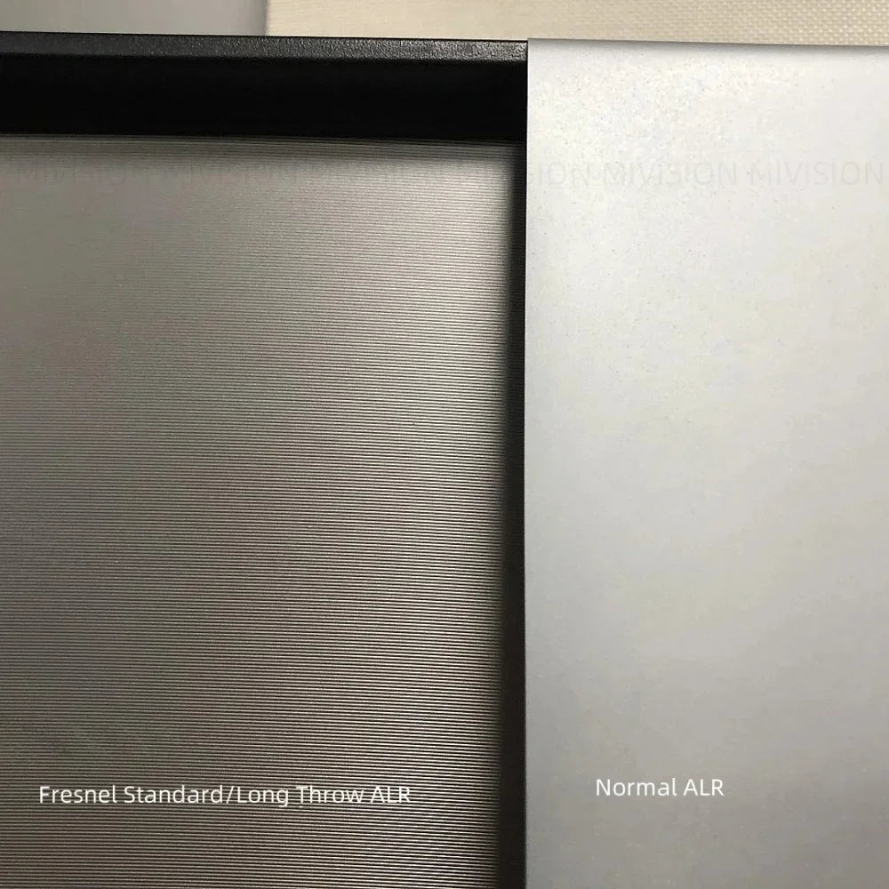 ALR Fresnel Fixed Frame Projector Screen – 98% Ambient Light Rejection, 130–150 Inch, 16:9, 8K/4K