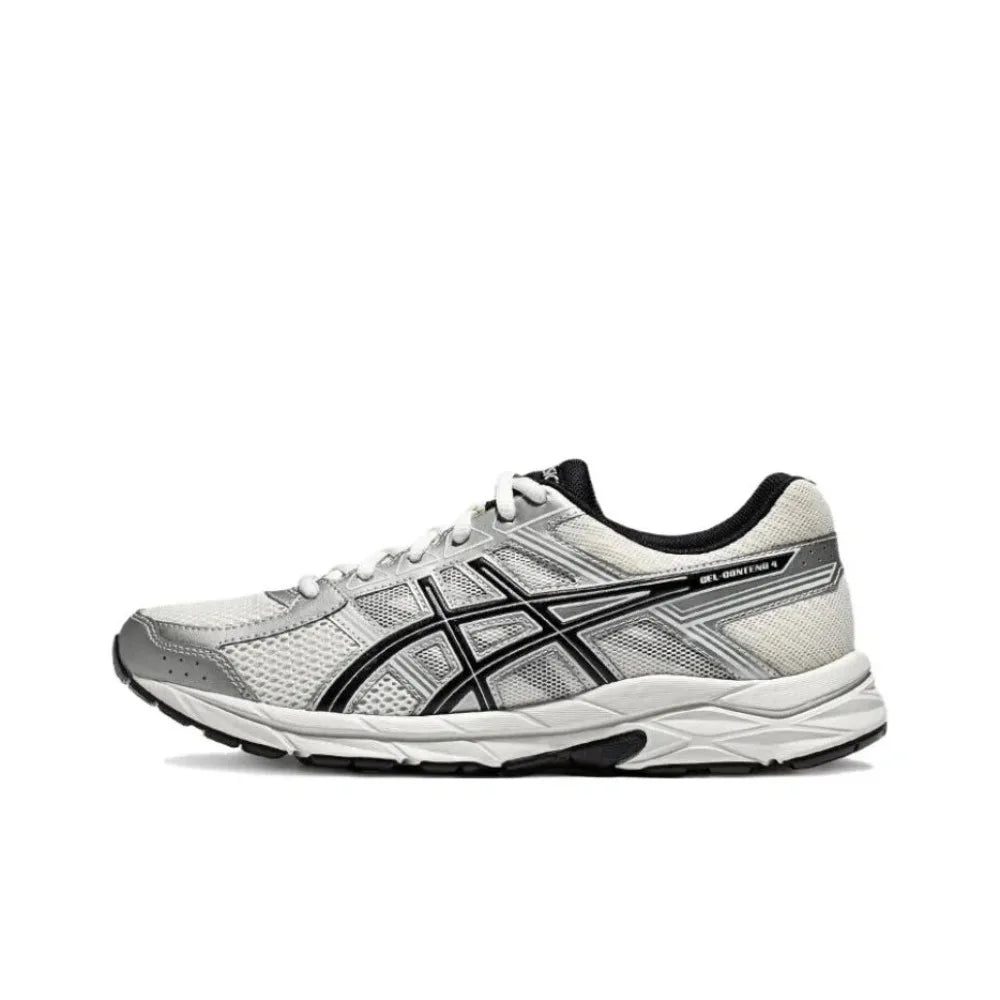 ASICS Gel-Contend 4 Men’s Cushioned Running Shoes – Breathable, Supportive, Silver 1011B937-103